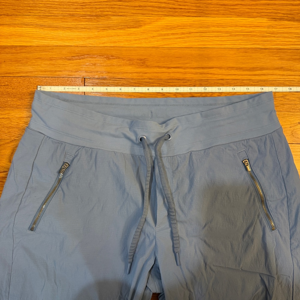Athleta Trekkie North Jogger Pants with Drawstrings Pale Light Blue - Size 14 - Picture 2 of 6